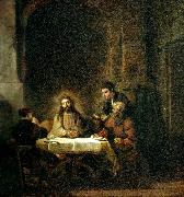 Rembrandt, kristus i emmaus